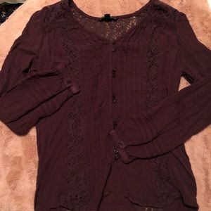 Maroon Blouse